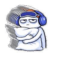 Tired Mood Sticker