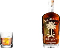 palmettodistillery shot whiskey moonshine palmetto Sticker