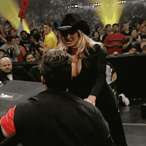 Vince Mcmahon Slap GIF by Trish Stratus