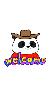 Welcome Sticker by Pandu Pandas