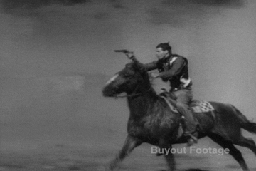 Shooting Wild West GIF by Buyout Footage