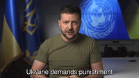 Zelensky Calls for 'Just Punishment' of Russia