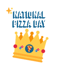 Celebrate Pizza King Sticker by Domino's Pizza