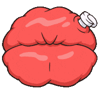 Lips Kiss Sticker by Comicada