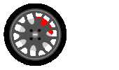 Car Spinning Sticker
