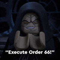 Darth Sidious Celebration GIF by LEGO