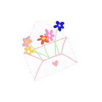 limistic love flower thank you thanks Sticker