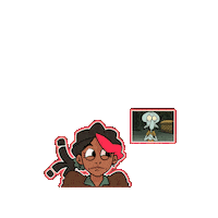 Awkward Cringe Sticker by Cabblow Studios