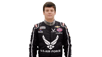 pettysgarage racing oops nascar shrug Sticker