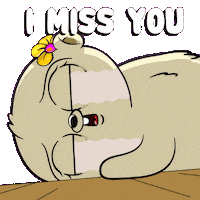 Lonely Miss You Sticker by Fugz Official