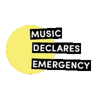 Earth Planet Sticker by Music Declares Emergency