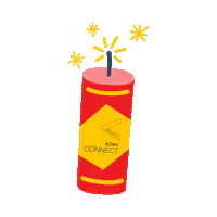ADKConnect cny chinese new year firecracker adkconnect Sticker