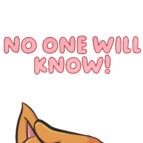 Slip Away Top Secret Sticker by VeeFriends