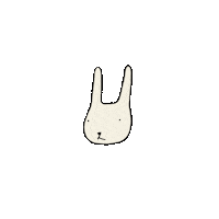 swanzystory tired sleepy rabbit bored Sticker