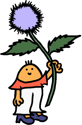 Flower Sticker by Ruppert Tellac