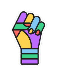 Rainbow Love Sticker by Bergen Pride
