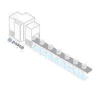 Pikkop delivery cloud local shipping Sticker