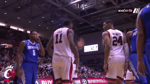 excited cincinnati bearcats GIF by University of Cincinnati Athletics