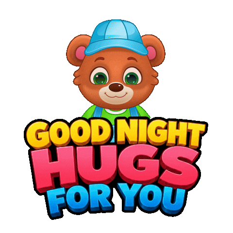 Good Night Love Sticker by Lucas and Friends by RV AppStudios