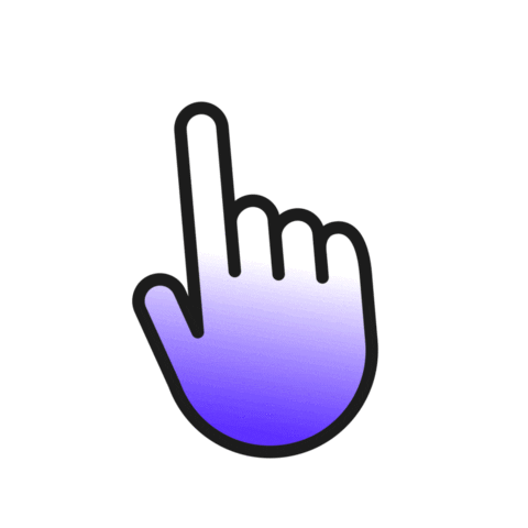 Hand Clickhere Sticker by LIGANOVA