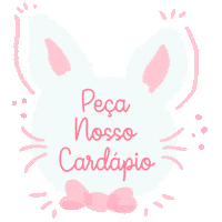 Branco Coelho Sticker by Estúdio Amei