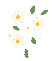 Happy Flowers Sticker