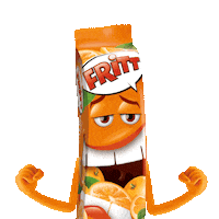 Fitness Orange Sticker by FRITT