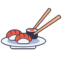 Sushi Roll Bitcoin Sticker by Zypto