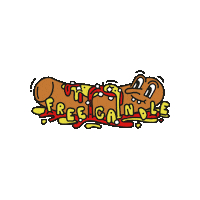 Freecandle frikandel frituur frikandelspeciaal freecandlespecial Sticker