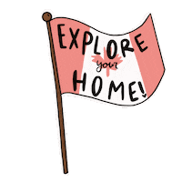 Canada Explore Sticker by My Home Apparel