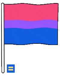 HumanRightsCampaign lgbt lgbtq bisexual hrc Sticker