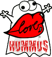 Ghost Sticker by LOVE Hummus
