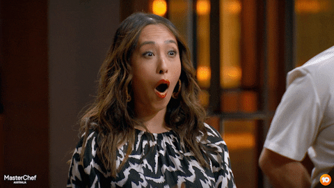 What Omg GIF by MasterChefAU