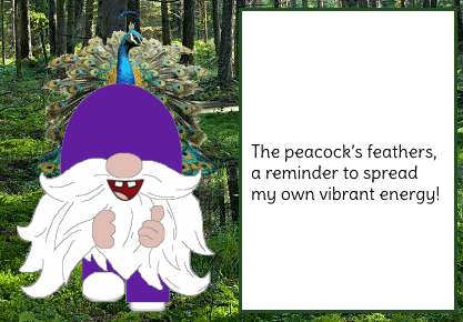 Gnome Peacock GIF