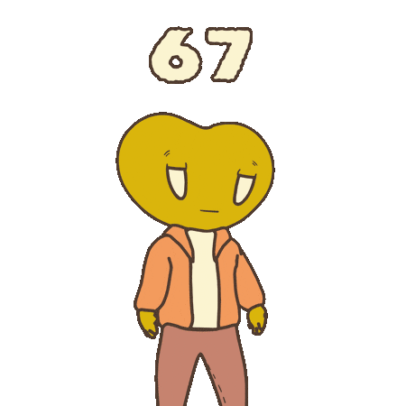 6 7 Sticker by LT3 Creations