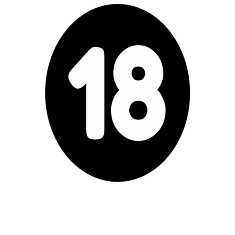 Number Blanco Sticker