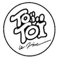 toitoilezinc logo toitoi lezinc Sticker
