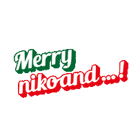 nikoand_official xmas ニコアンド nikoand Sticker