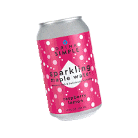 DrinkSimple orange lemon sparkling raspberry Sticker