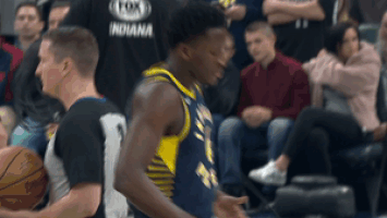 indiana pacers expression GIF by NBA