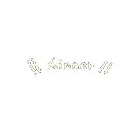 Dinner Eating Sticker