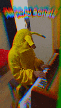 kayagiraymusic pikachu piano kaya kaya giray GIF
