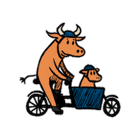 City Mascot Sticker by Bike Durham