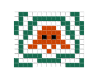 space invader Sticker