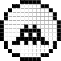 space invader Sticker