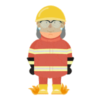 getbaff fire glasses helmet firefighter Sticker