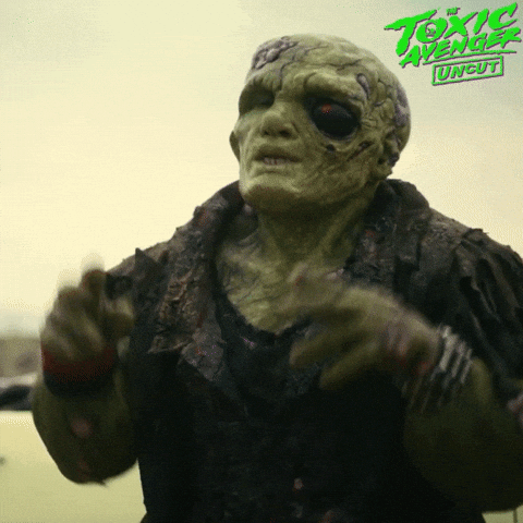 Toxic Avenger Air Quotes GIF by Signature Entertainment
