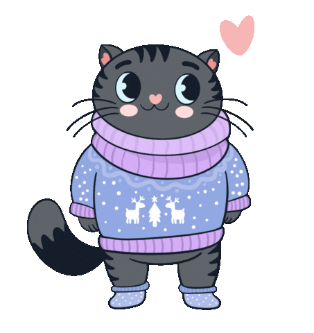 Cat Hello Sticker