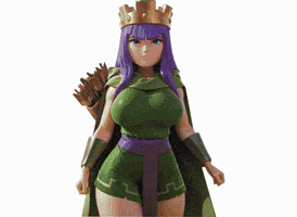 Clash Royale Queen GIF