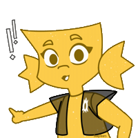 Excited Look Sticker